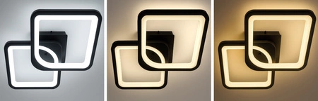 Lampa Sufitowa LED Wisząca nowoczesna żyrandol plafon 54W CCT Remote pilot LX-956