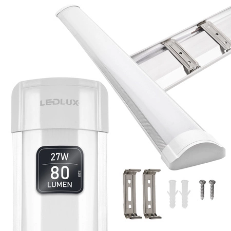 4x Plafon Lampa Sufitowa Panel SLIM 27W 90cm BIAŁY NW LEDLUX