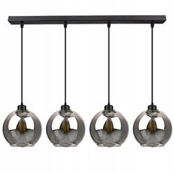 Lampa Wisząca LX- 1138 Czarna 4x E27 LEDLUX