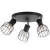 Lampa LX1334 BLACK 3x E27