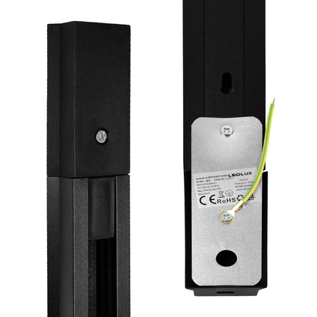 Szyna Oświetleniowa Listwa Szynoprzewód 2m Czarna LEDLUX