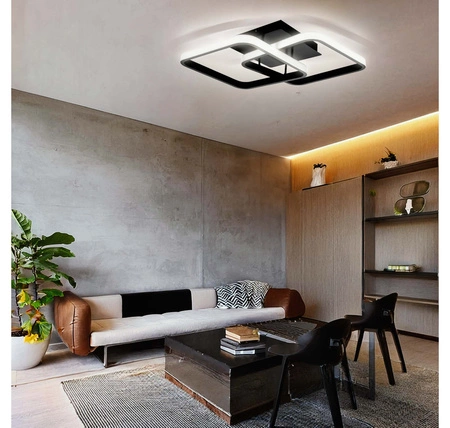 Lampa Sufitowa Wisząca LED LX- 950 36W Czarna 4000K LEDLUX