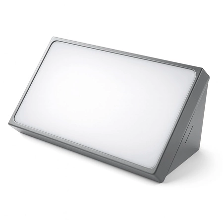 Lampa elewacyjna LED zewnętrzna kinkiet ogrodowy Premium LEL-0010 Szara LEDLUX