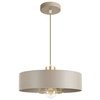 Lampa wisząca sufitowa nowoczesna 1xE27 ZŁOTA beżowa GLAMOUR nowoczesna LX-1127