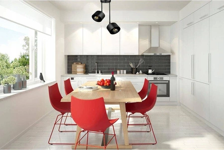 Lampa Sufitowa LX- 1032 Czarna 2x E27 LEDLUX