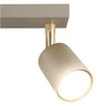 Lampa Sufitowa Żyrandol Plafon Beżowa Kaszmir GU10  8370-4 BEIGE + GOLD