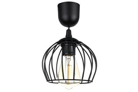 Lampa Wisząca LX- 1047 Czarna 1x E27 LEDLUX