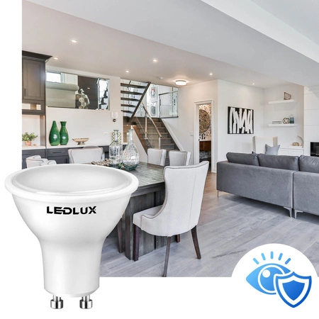 10x Żarówka LED GU10 3,5W = 35W 320lm 6000K biała zimna LEDLUX