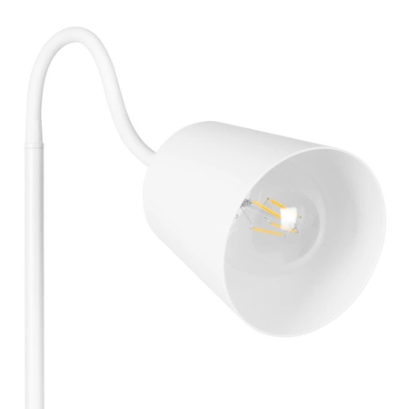Lampa Podłogowa stojąca 2xE27 nowoczesna Regulowana do salonu Loft LPD-005 WHITE E27 LEDLUX
