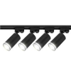 1x Szyna BLACK 2m + 4x LX-8472 BLACK+PASEK