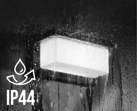 Kinkiet Ogrodowy Lampa Elewacyjna Zewnętrzna LX- 9117 Czarny LEDLUX