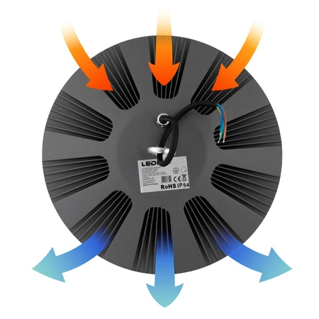Lampa przemysłowa LED UFO High Bay 150W 15000lm hermetyczna do magazynu 150W NW LEDLUX