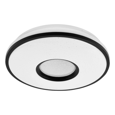 Lampa Sufitowa Panel LED PLAFON 24W CCT ściemniacz + pilot biała ciepła zimna neutralna LX- 910 Czarna LEDLUX