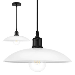 Lampa Sufitowa Żyrandol LED Loft Edison biała metalowa nowoczesna do Salonu PT- 607 Biała 1x E27 LEDLUX