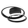 Lampa Sufitowa Wisząca LED Dwa Koła LX- 935 22W Czarna 3000-6000K LEDLUX