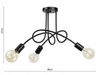 Lampa Sufitowa LX- 1006 3x E27 LEDLUX