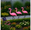 LAMPA SOLARNA Lampy solarne OGRODOWA LED 3x Zestaw Flaming flamingi Solarne LSOL-046 LEDLUX