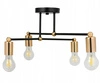 Lampa Sufitowa LX- 1118 Czarna + Złoto 4x E27 LEDLUX
