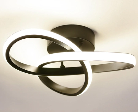 Lampa Sufitowa Wisząca LED LX- 951 24W Czarna 4000K LEDLUX