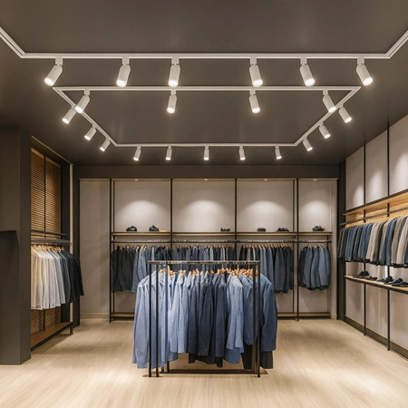 Szynoprzewód Lampa Szynowa Reflektor Halogen Biały Złoty Sot Gu10 LX-8474 WHITE LEDLUX