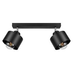 Lampa Sufitowa LX- 1107 Czarna 2x E27 LEDLUX