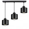 Lampa Wisząca LX- 1035 Czarna 3x E27 LEDLUX