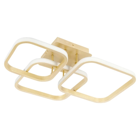Lampa Sufitowa LED Wisząca nowoczesna żyrandol plafon 30W biała neutralna LX-957 GOLD