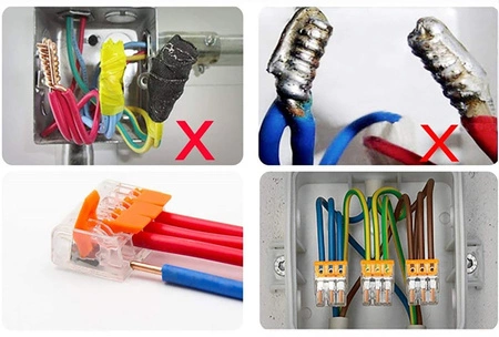 Złączka Szybkozłączka Zaciskowa 2x 0,14-4mm² LEDLUX