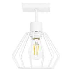 LAMPA SUFITOWA LED Wisząca Biała LOFT Modern do salonu Premium LX1021