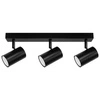 LAMPA SUFITOWA 3xGU10 czarna regulowana SPOT oprawa halogenowa natynkowa OPN-003 3x GU10 BLACK