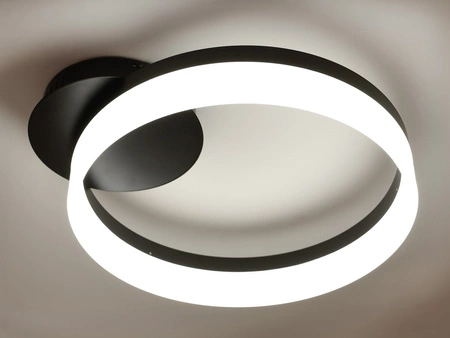 Lampa Sufitowa Wisząca LED Okrągła LX- 927 46W Czarna biała neutralna LEDLUX