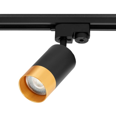 Szynoprzewód Zestaw Szyna 1m + 3x Lampa GU10 Złota Miedziana LEDLUX