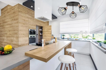 Lampa Sufitowa LX- 1023 Czarna + Miedź 3x E27 LEDLUX