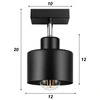 Lampa Sufitowa LX- 1097 Czarna 1x E27 LEDLUX