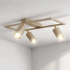 Lampa Sufitowa Plafon Ramka Kaszmir Ecru Beżowa 3x GU10 do Pokoju Sypialni OPN-008  3x GU10 BEIGE