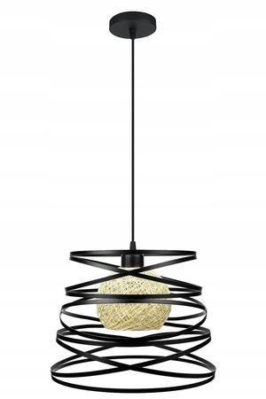 Lampa Wisząca LX- 1072 Czarna 1x E27 LEDLUX