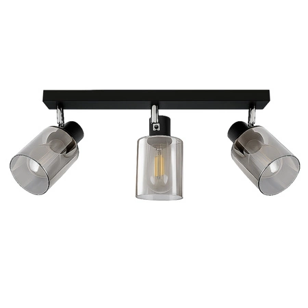 Lampa sufitowa led wisząca żyrandol szklana nowoczesna loft 3xE27 plafon LX-1064 LEDLUX