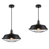 Lampa Wisząca PT-624 Czarna 1x E27 LEDLUX