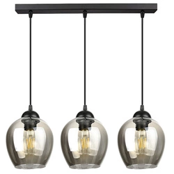 Lampa Wisząca LX- 1294 Czarna 3x E27 LEDLUX