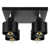 Lampa Sufitowa LX- 1041 Czarna 4x E27 LEDLUX