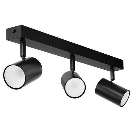 LAMPA SUFITOWA 3xGU10 czarna regulowana SPOT oprawa halogenowa natynkowa OPN-003 3x GU10 BLACK