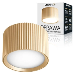 OPRAWA NATYNKOWA Sufitowa HALOGENOWA TUBA LED GX53 Walec SPOT Nowoczesna OPN-013 GOLD