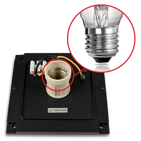 Kinkiet Ogrodowy Lampa Elewacyjna Zewnętrzna LX- 9116 Czarny LEDLUX