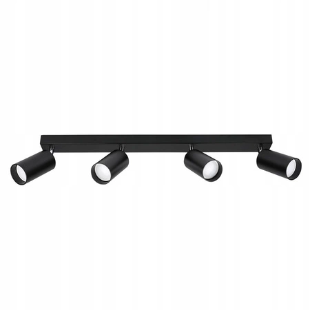 Oprawa Sufitowa Natynkowa Reflektor Listwa LX- 8370-4 Czarny GU10 LEDLUX
