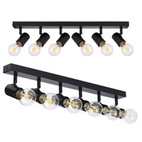 Lampa LX1089  BLACK 6x E27