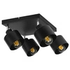 Lampa Sufitowa LX- 1041 Czarna 4x E27 LEDLUX