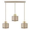 Lampa wisząca sufitowa nowoczesna 3xE27 ZŁOTA beżowa GLAMOUR nowoczesna LX-1035