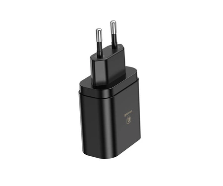 Ładowarka Sieciowa Lustrzana Czarna 3xUSB 3.4A CCALL-BH02 BASEUS