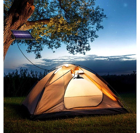 Lampa Solarna Ogrodowa LED Wisząca Zewnętrzna Czujnik Zmierzchu Pilot LSOL-047 LEDLUX