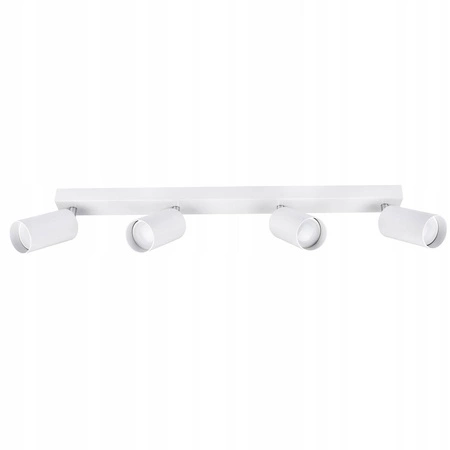 Zestaw Oprawa Sufitowa Natynkowa Reflektor Listwa LX- 8360-4 Biała + 4x Żarówka GU10 3,5W biała neutralna LEDLUX
